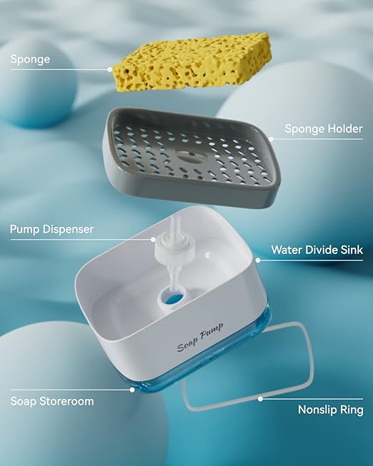 Kitchen soap dispenser